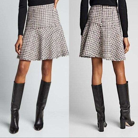 Elie Tahari Dresses & Skirts - NEW Elie Tahari Astrid Tweed Trumpet A-Line Skirt Size 12 $298
